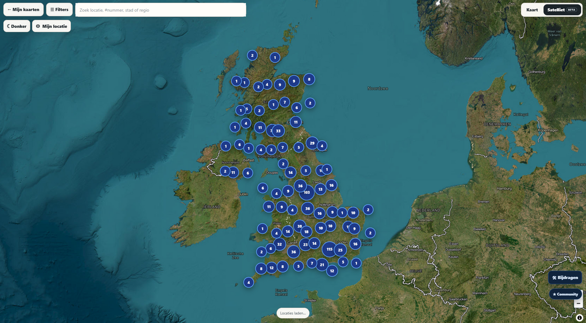 United Kingdom Urbex Map - 1,500+ Locations
