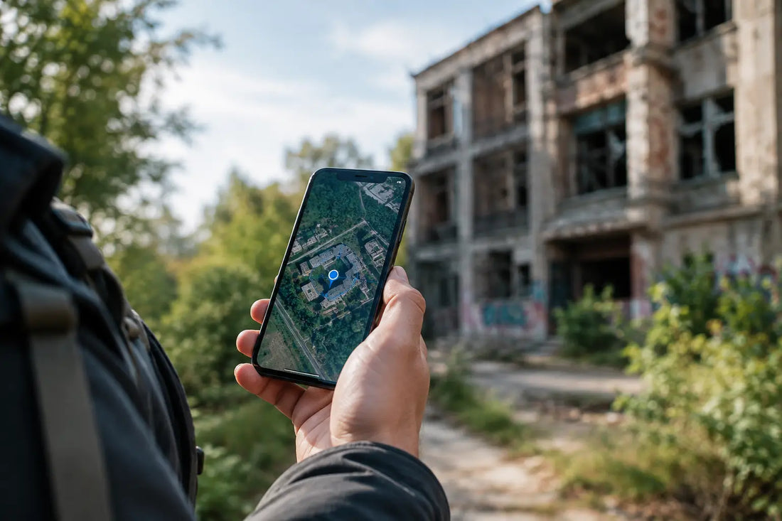 Mag je gps coördinaten delen bij urbex?