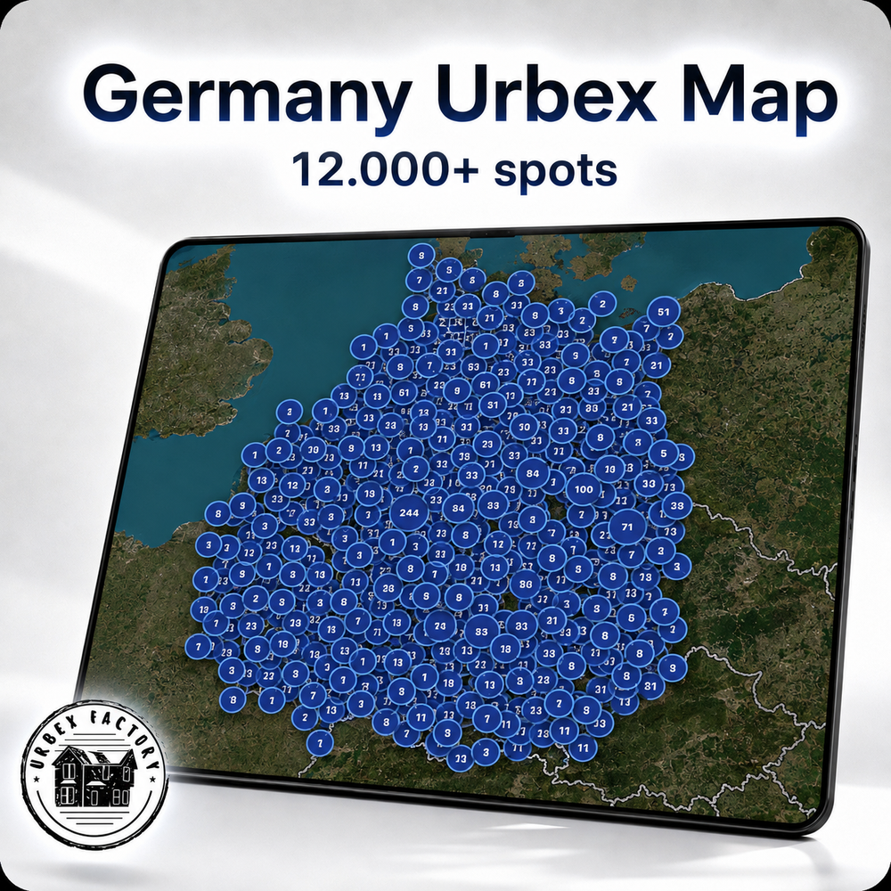 Germany Urbex Map - 10,000+ Locations