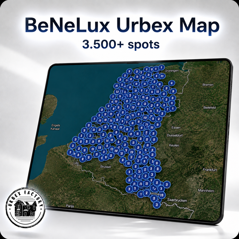 Benelux Urbex Map - 2,450+ Locations