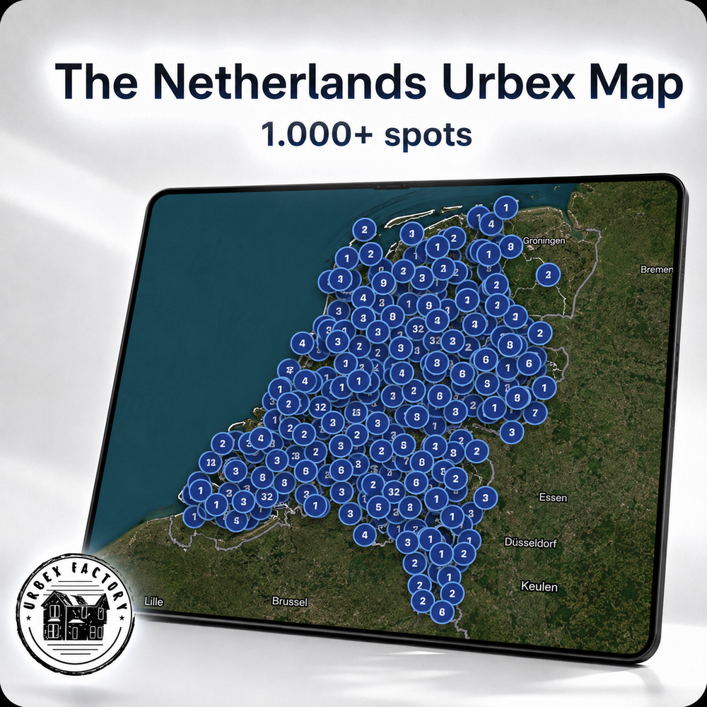 Netherlands Urbex Map - 750+ Locations
