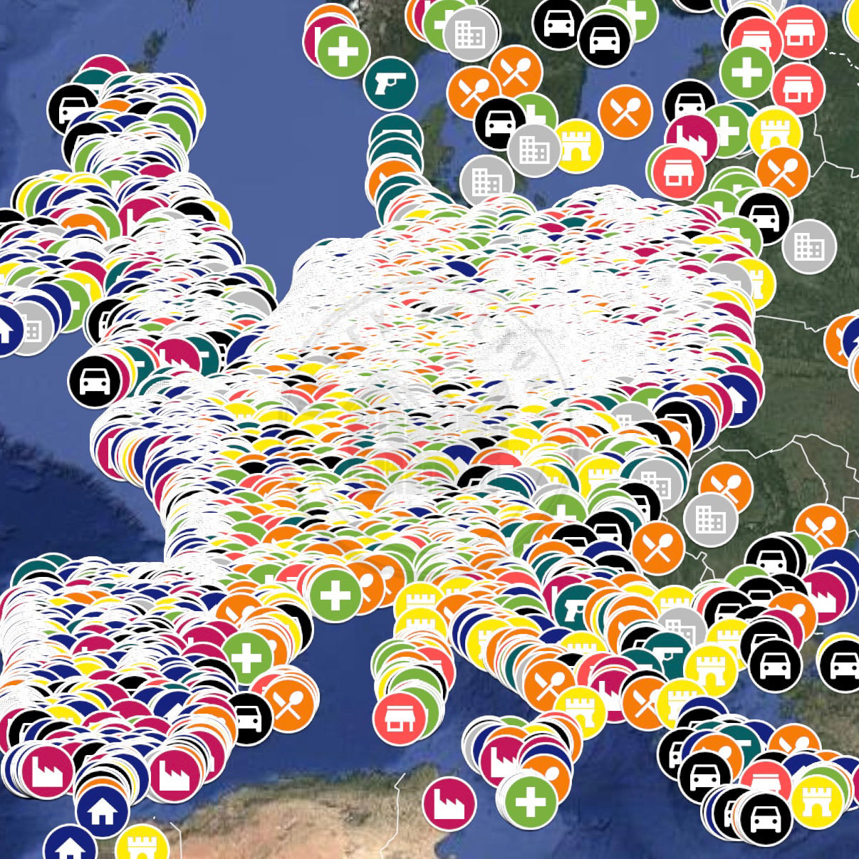 Europe Urbex Map - 50,000+ Locations