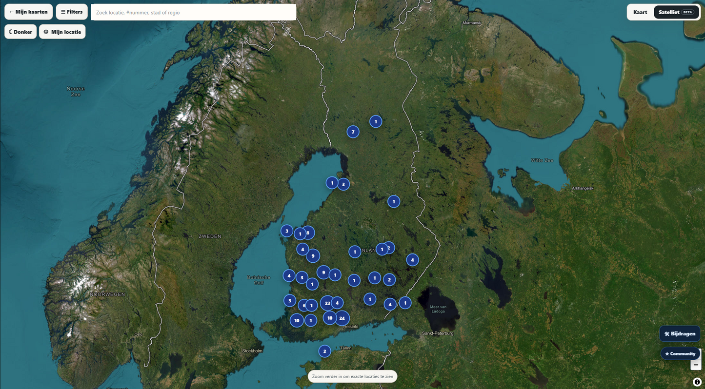 Finland Urbex Map - 250+ Locations