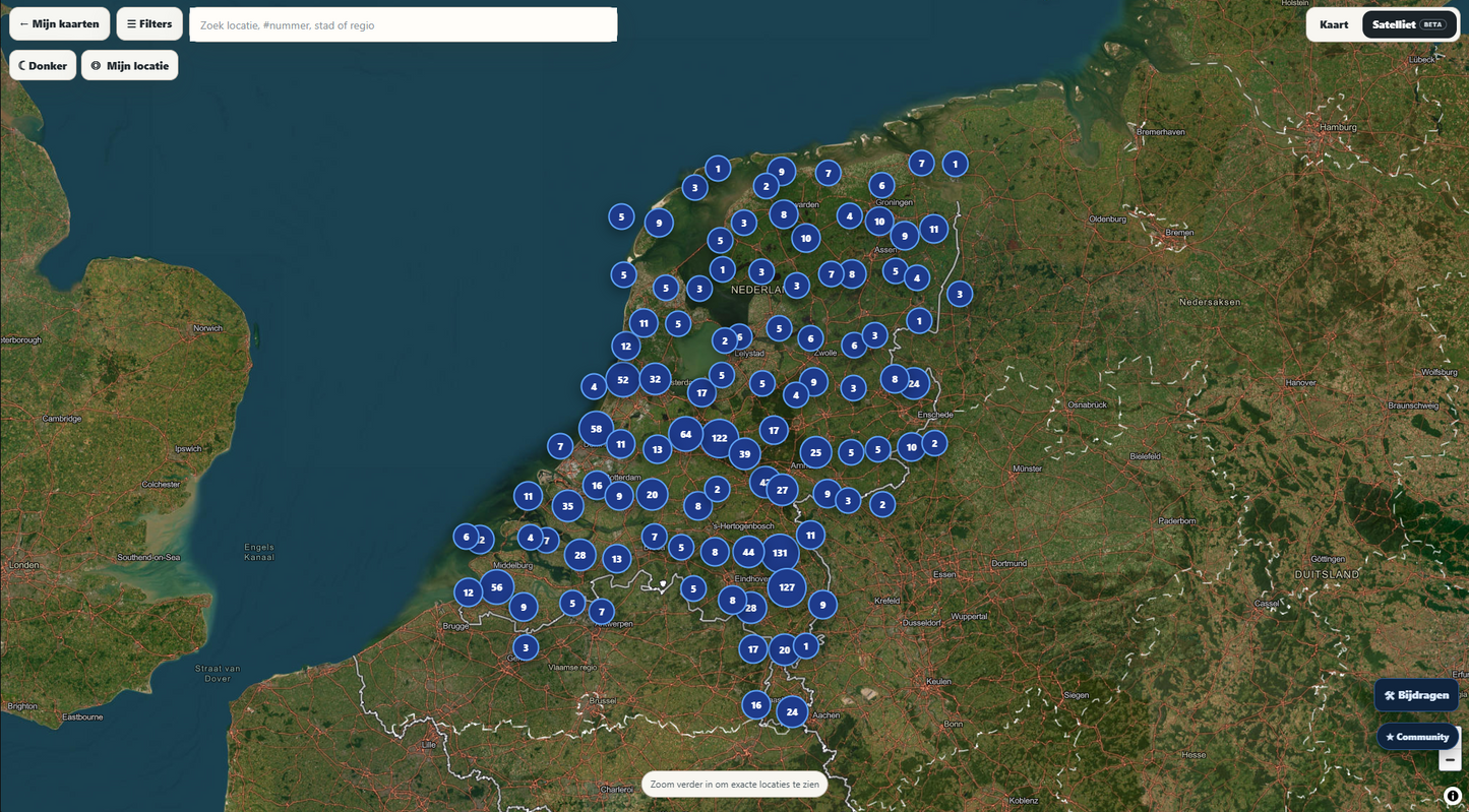 Netherlands Urbex Map - 750+ Locations