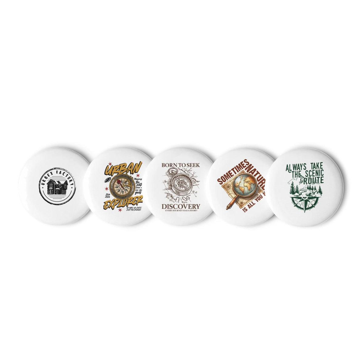 Urbex Badge Set – Explorer Pack overzicht